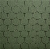 TEGOLA Střešní šindel ECO ROOF Traditional 078 MIXED GREEN Bobrovka - mix zelená